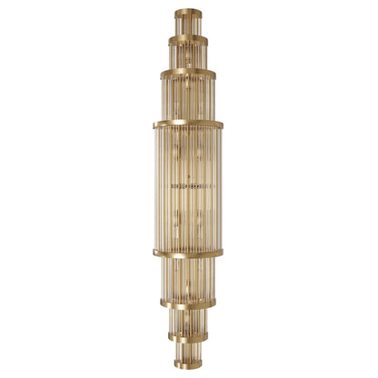 Avenue Lighting Waldorf 14 Light 50" Wall Sconce, Aged Brass