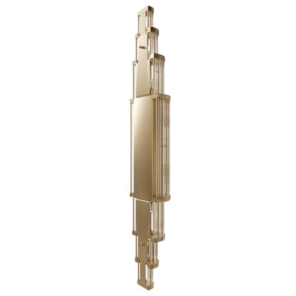 Avenue Lighting Waldorf 14 Light 50" Wall Sconce, Aged Brass