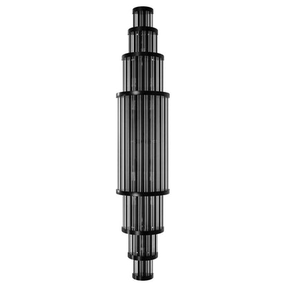 Avenue Lighting Waldorf 14 Light 50" Wall Sconce, Polished Gunmetal