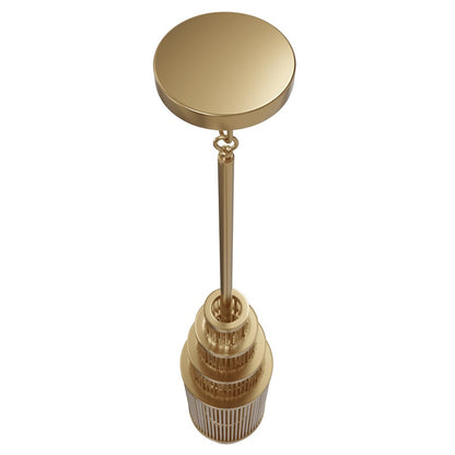 Avenue Lighting Waldorf 13 Light 38" Pendant, Aged Brass