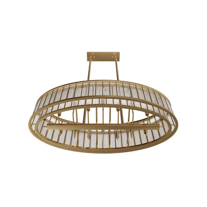 Avenue Lighting Waldorf 16 Light 16" Chandelier, Aged Brass