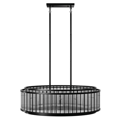 Avenue Lighting Waldorf 16 Light 16" Chandelier, Polished Gunmetal