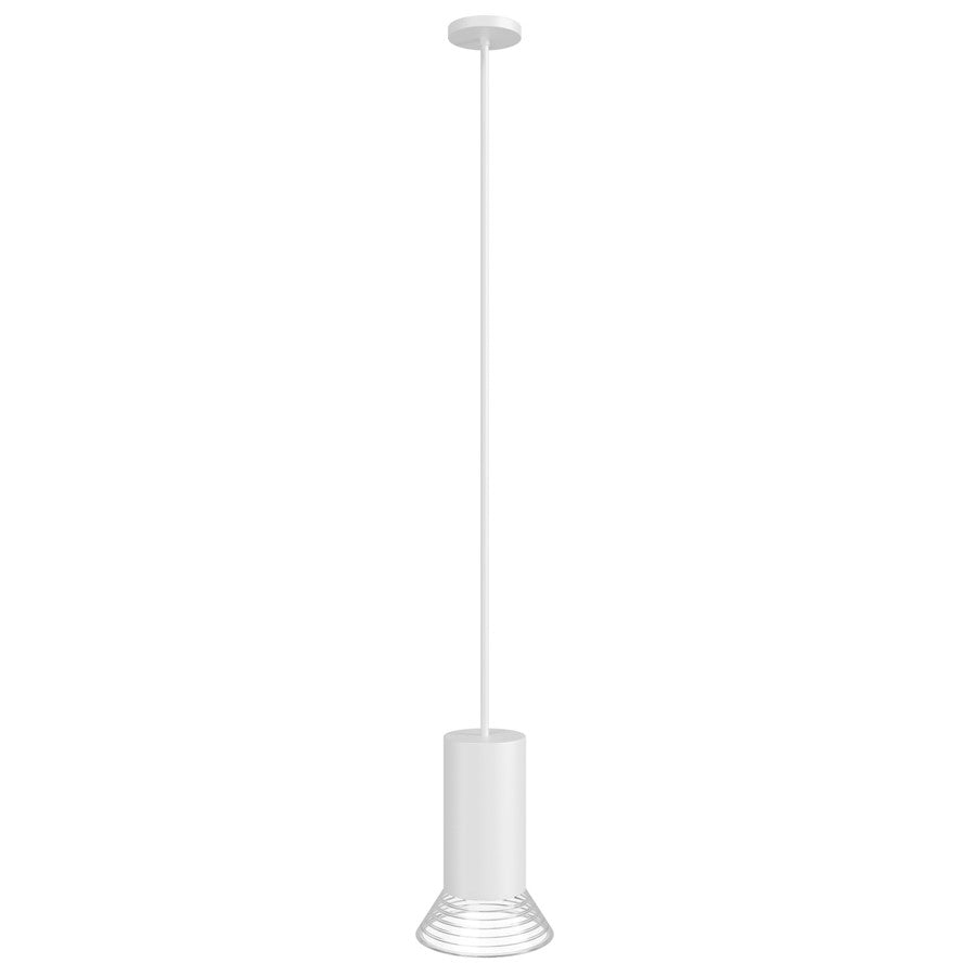 Avenue Lighting Newport 1 Light 8" Pendant, White