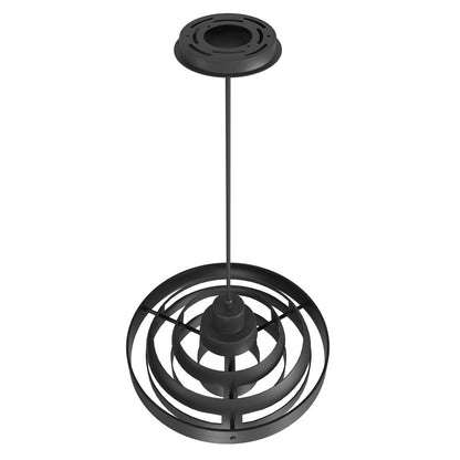 Avenue Lighting Newport 1 Light 7" Pendant, Black