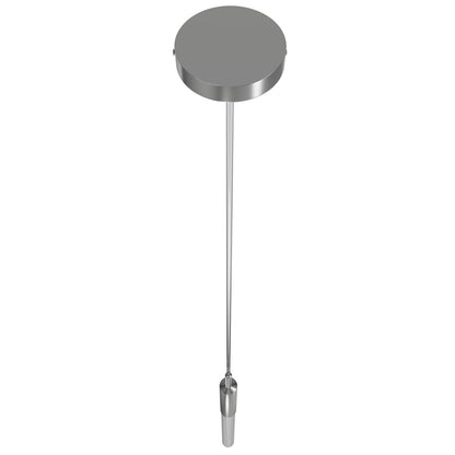 Avenue Lighting Main St. 1Lt 108" Studded Glass Pendant, Nickel