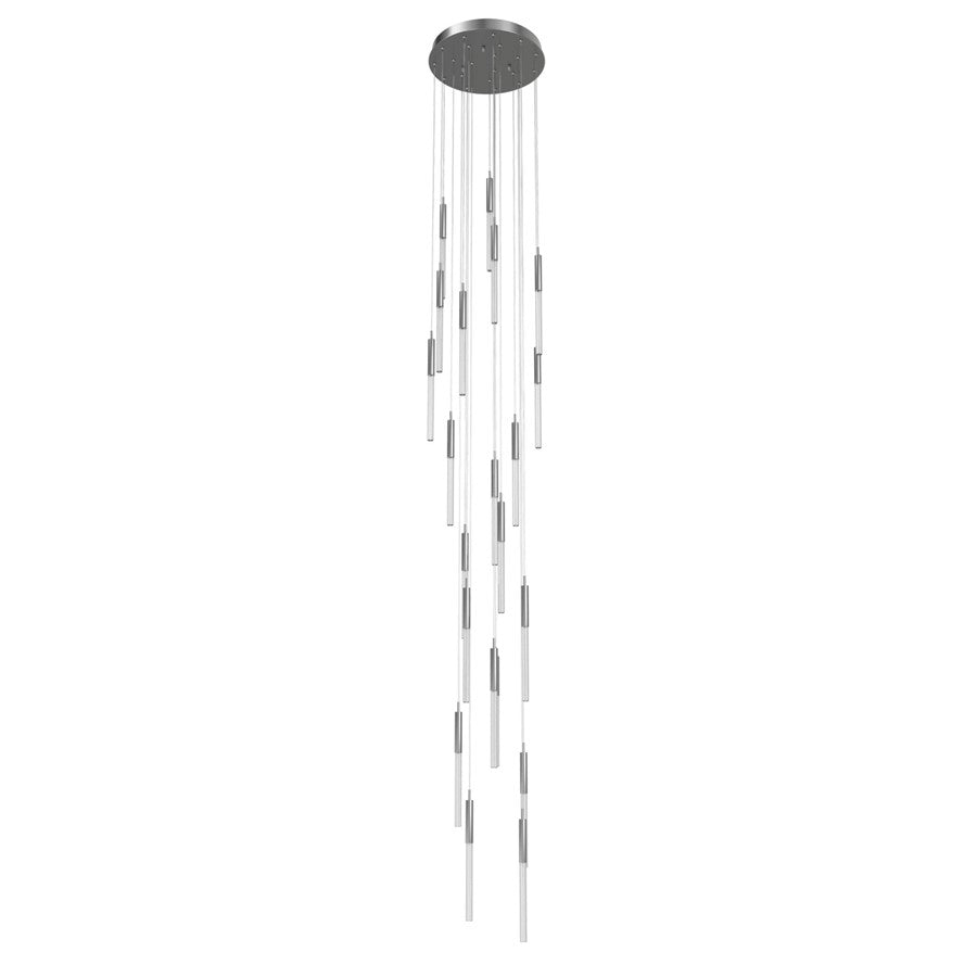 Avenue Lighting Main St. 21Lt 158" Pendant/Multi Port, Nickel