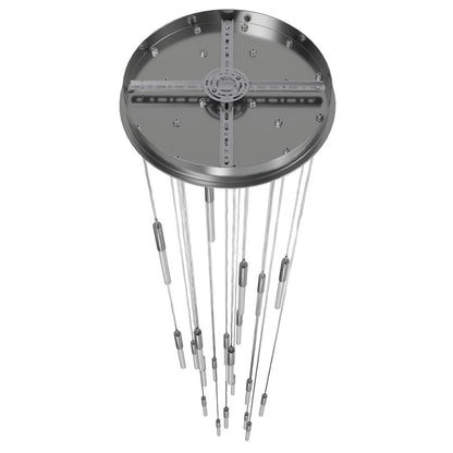 Avenue Lighting Main St. 21Lt 158" Pendant/Multi Port, Nickel