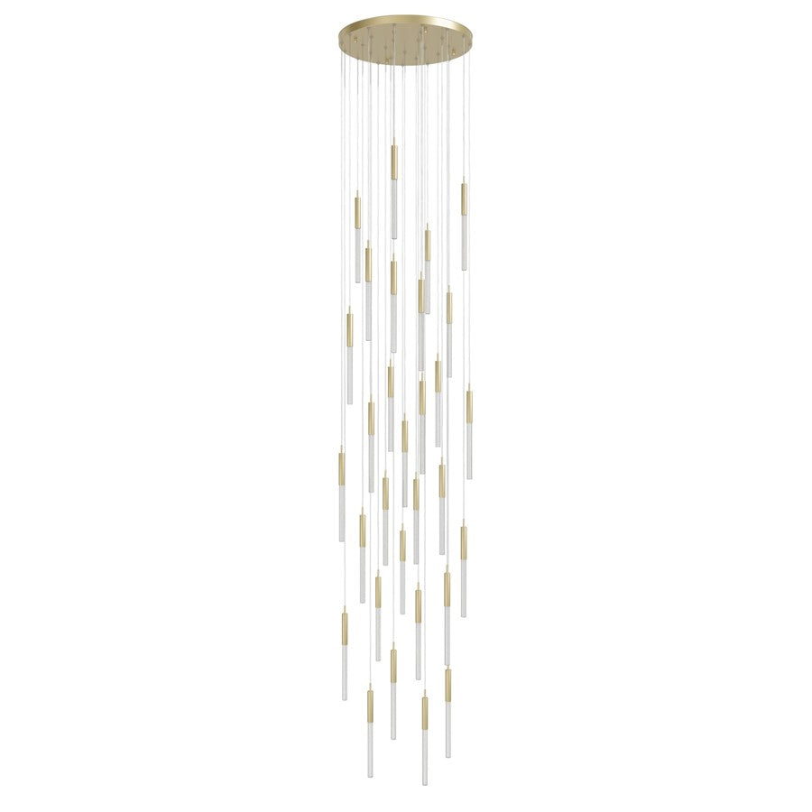 Avenue Lighting Main St. 31Lt 158" Pendant/Multi Port, Brass