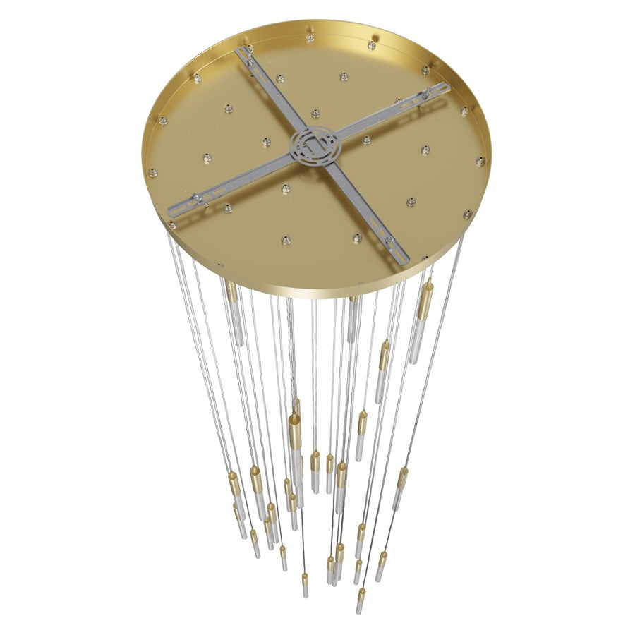 Avenue Lighting Main St. 31Lt 158" Pendant/Multi Port, Brass