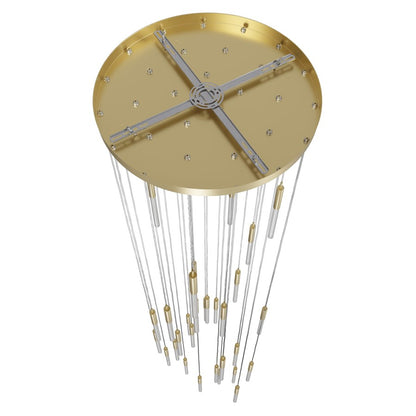 Avenue Lighting Main St. 31Lt 158" Pendant/Multi Port, Brass
