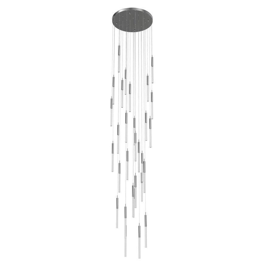Avenue Lighting Main St. 31Lt 158" Pendant/Multi Port, Nickel