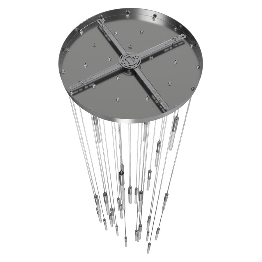 Avenue Lighting Main St. 31Lt 158" Pendant/Multi Port, Nickel
