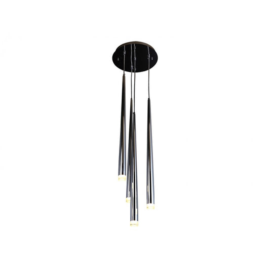 Avenue Lighting Highland Ave. 4 Light 25" Pendant/Multi Port, Chrome