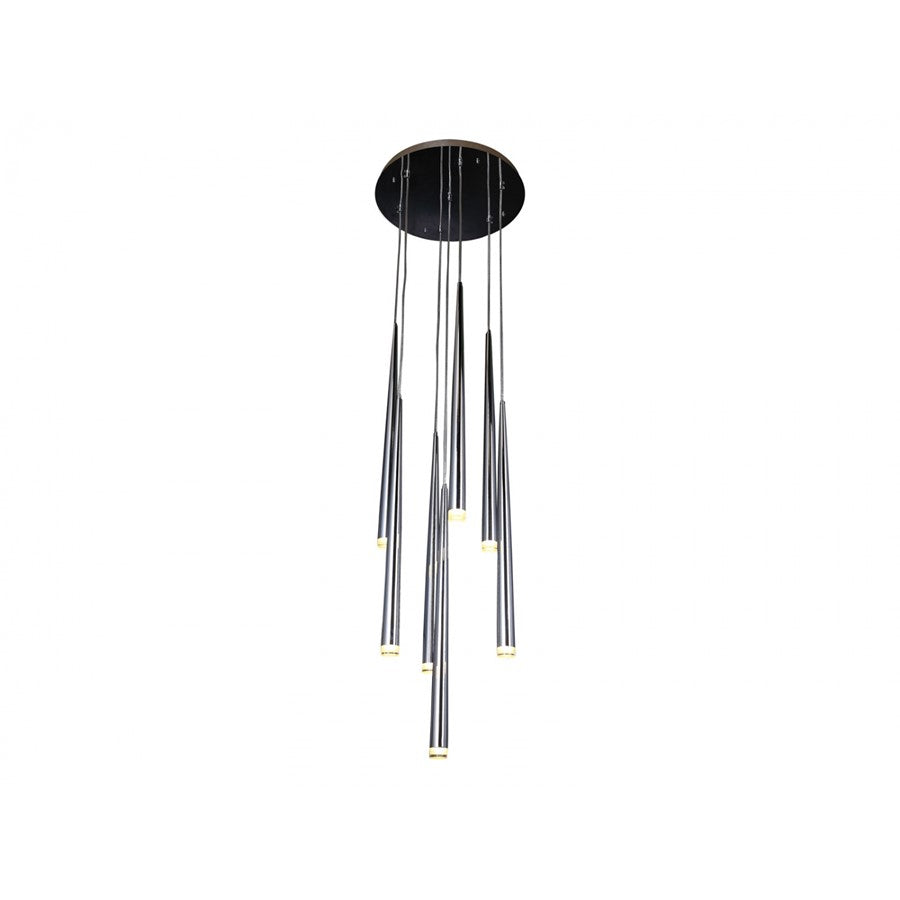 Avenue Lighting Highland Ave. 7 Light 25" Pendant/Multi Port, Chrome