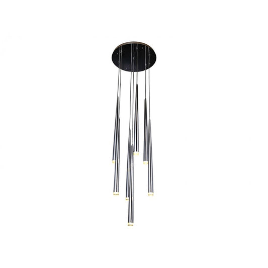 Avenue Lighting Highland Ave. 7 Light 25" Pendant/Multi Port, Chrome