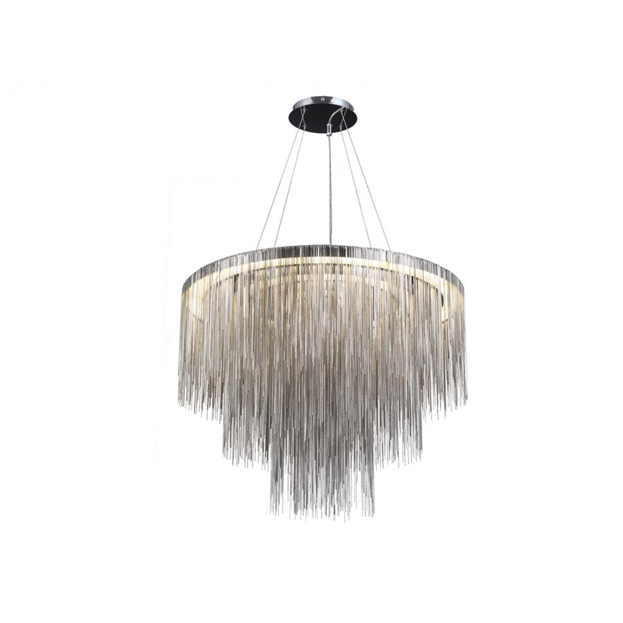 Avenue Lighting Fountain Ave. AC LED 30" Chandelier, Chrome