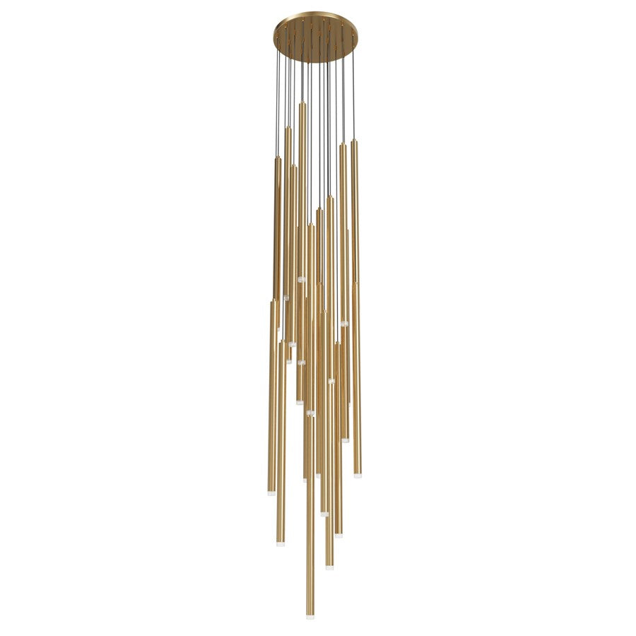 Avenue Lighting Filmore Ave. 25Lt 210" Pendant/Multi Port , Brass