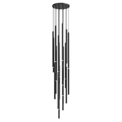 Avenue Lighting Filmore Ave. 25Lt 210" Pendant/Multi Port , Black