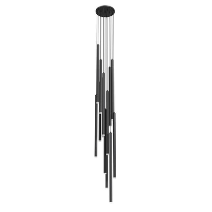 Avenue Lighting Filmore Ave. 13Lt 214" Pendant/Multi Port , Black