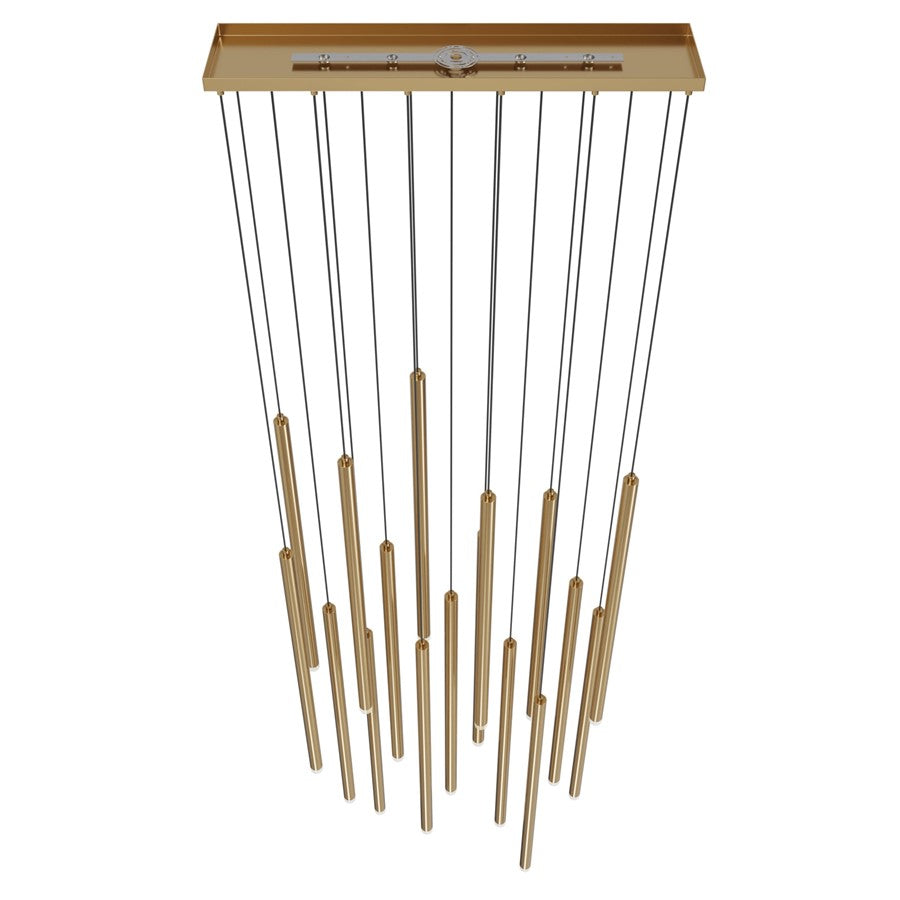 Avenue Lighting Filmore Ave. 17Lt 215" Pendant/Multi Port , Brass
