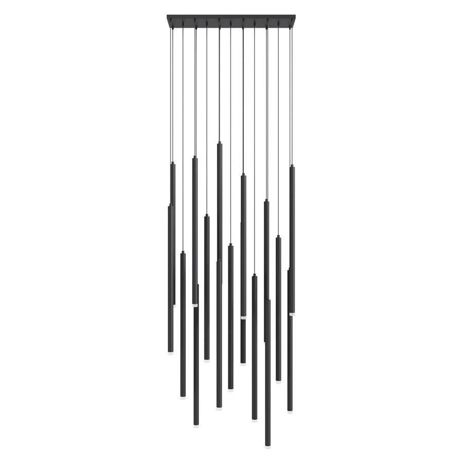 Avenue Lighting Filmore Ave. 17Lt 215" Pendant/Multi Port , Black