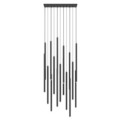 Avenue Lighting Filmore Ave. 17Lt 215" Pendant/Multi Port , Black