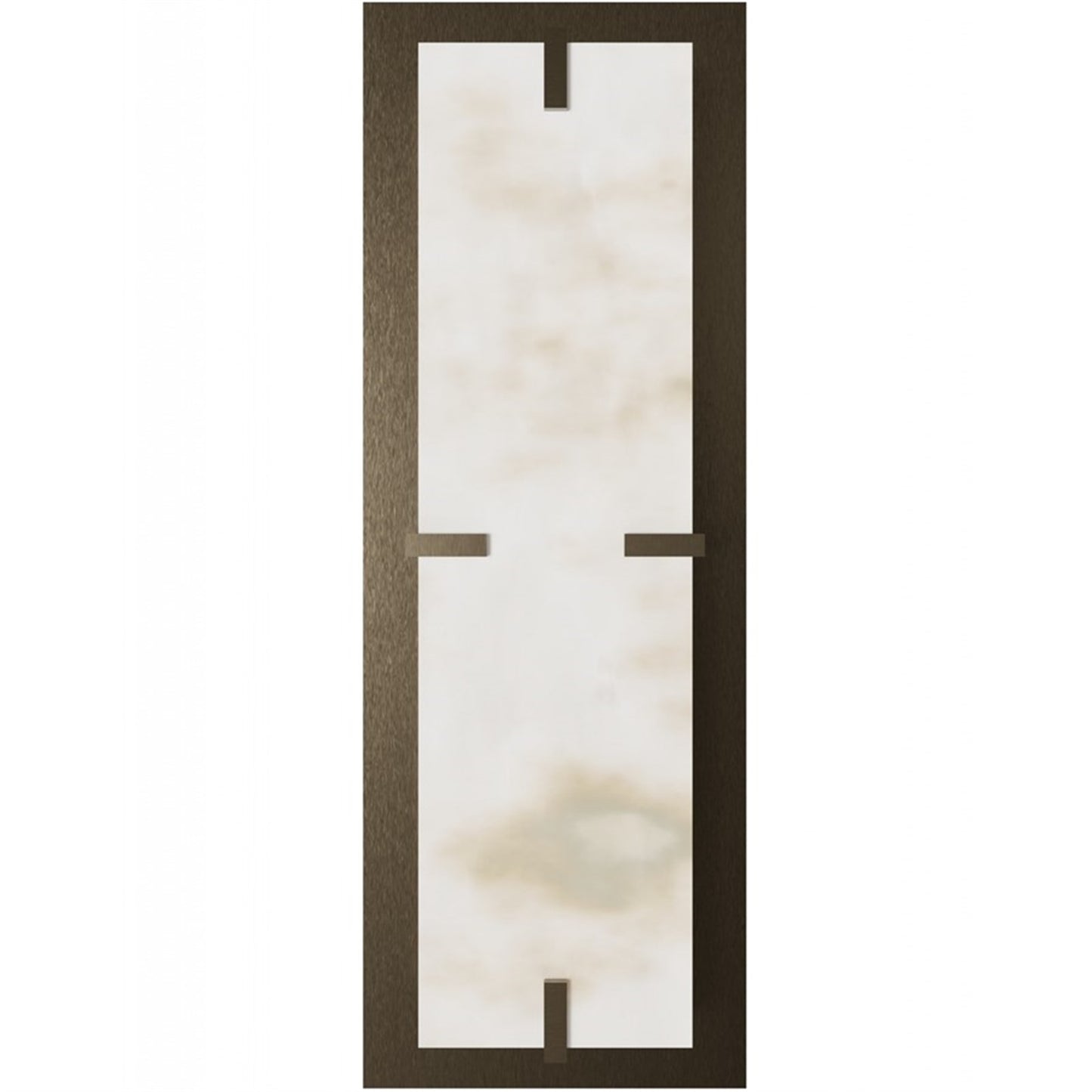 Avenue Lighting Sedona 1Lt 20" Wall Sconce, Alabaster/Brass/White