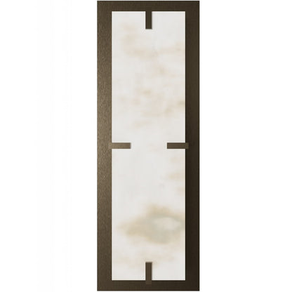 Avenue Lighting Sedona 1Lt 20" Wall Sconce, Alabaster/Brass/White