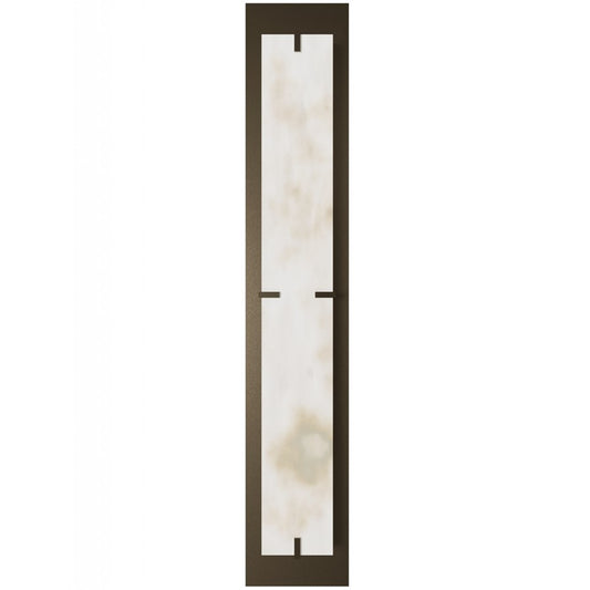 Avenue Lighting Sedona 2Lt 38" Wall Sconce, Alabaster/Brass/White