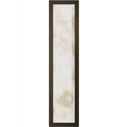 Avenue Lighting Sedona 1Lt 30" Wall Sconce, Alabaster/Brass/White