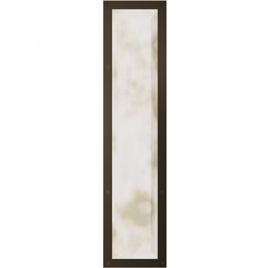 Avenue Lighting Sedona 1Lt 30" Wall Sconce, Alabaster/Brass/White