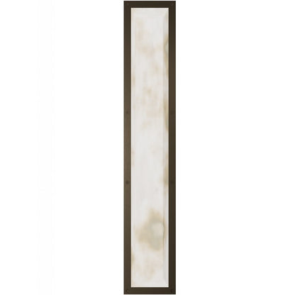 Avenue Lighting Sedona 2Lt 36" Wall Sconce, Alabaster/Brass/White
