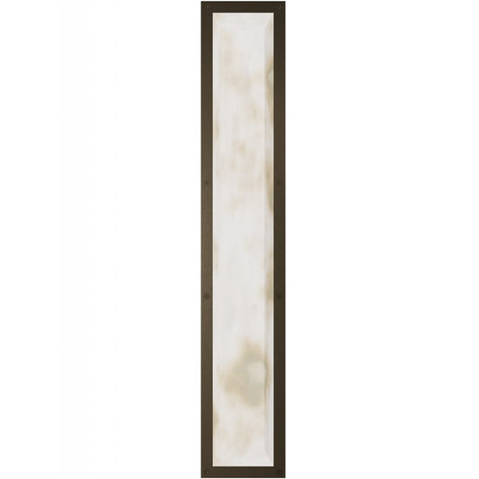 Avenue Lighting Sedona 2Lt 36" Wall Sconce, Alabaster/Brass/White