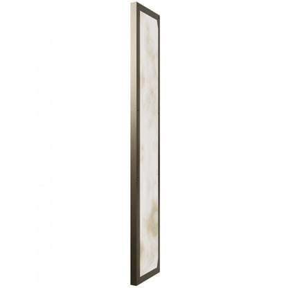 Avenue Lighting Sedona 2Lt 36" Wall Sconce, Alabaster/Brass/White