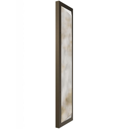 Avenue Lighting Sedona 1Lt 30" Beveled Sconce, Alabaster/Brass/White