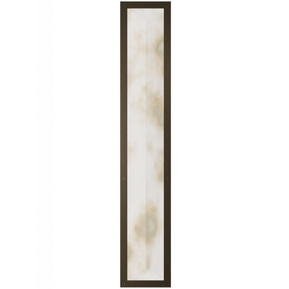 Avenue Lighting Sedona 1Lt 36" Wall Sconce, Alabaster/Brass/White