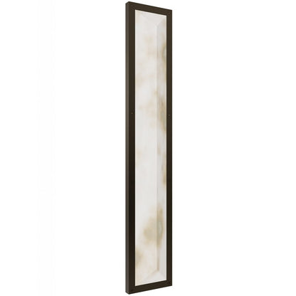 Avenue Lighting Sedona 1Lt 36" Wall Sconce, Alabaster/Brass/White