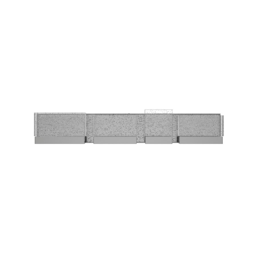Avenue Original Glacier LED 33" Bath Bar, Nickel/Bubble Crystal