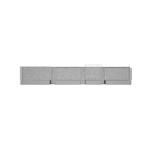 Avenue Original Glacier LED 33" Bath Bar, Nickel/Bubble Crystal