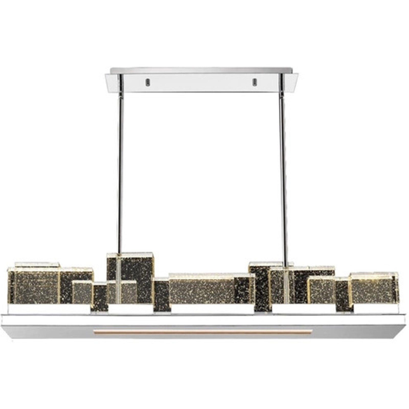 Avenue Lighting The Original Glacier AC LED 8" Chandelier, Nickel
