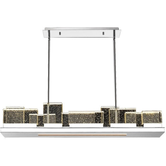Avenue Lighting The Original Glacier AC LED 8" Chandelier, Nickel