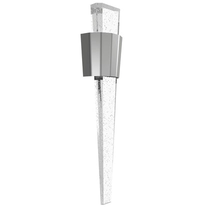 Avenue Original Glacier LED 24" Faceted Sconce, Nickel/Bubble