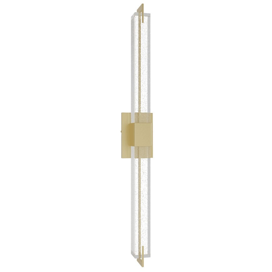 Avenue Original Glacier LED 39" Wall Sconce, Brass/Bubble Crystal