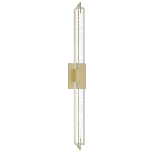 Avenue Original Glacier LED 39" Wall Sconce, Brass/Bubble Crystal