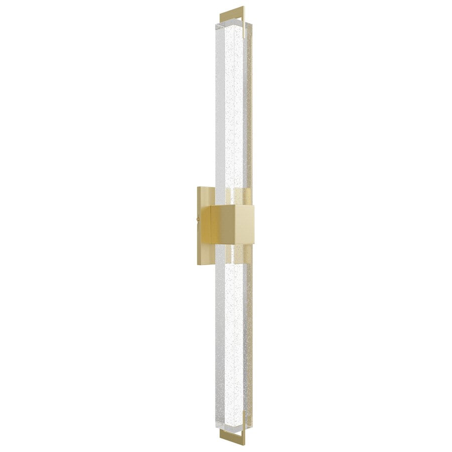 Avenue Original Glacier LED 39" Wall Sconce, Brass/Bubble Crystal