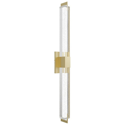 Avenue Original Glacier LED 39" Wall Sconce, Brass/Bubble Crystal
