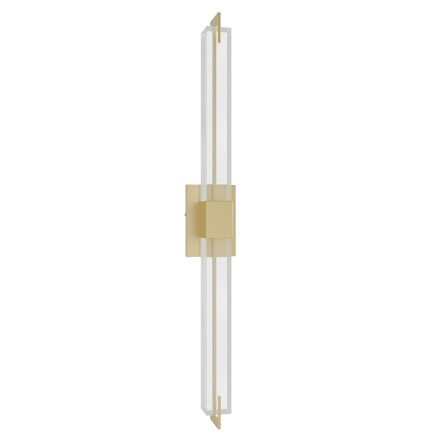 Avenue Original Glacier LED 39" Wall Sconce, Brass/Snow