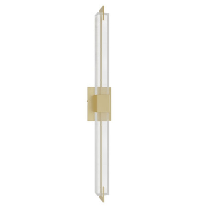 Avenue Original Glacier LED 39" Wall Sconce, Brass/Snow