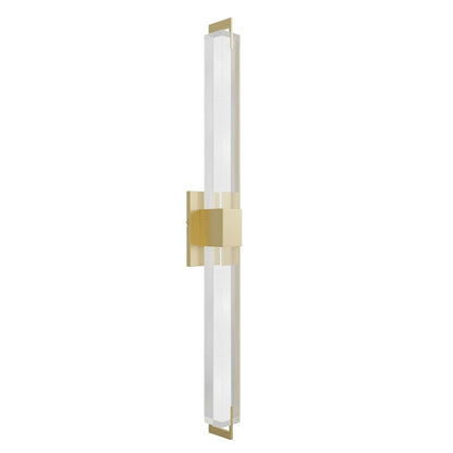 Avenue Original Glacier LED 39" Wall Sconce, Brass/Snow