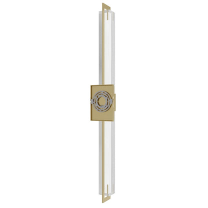 Avenue Original Glacier LED 39" Wall Sconce, Brass/Snow